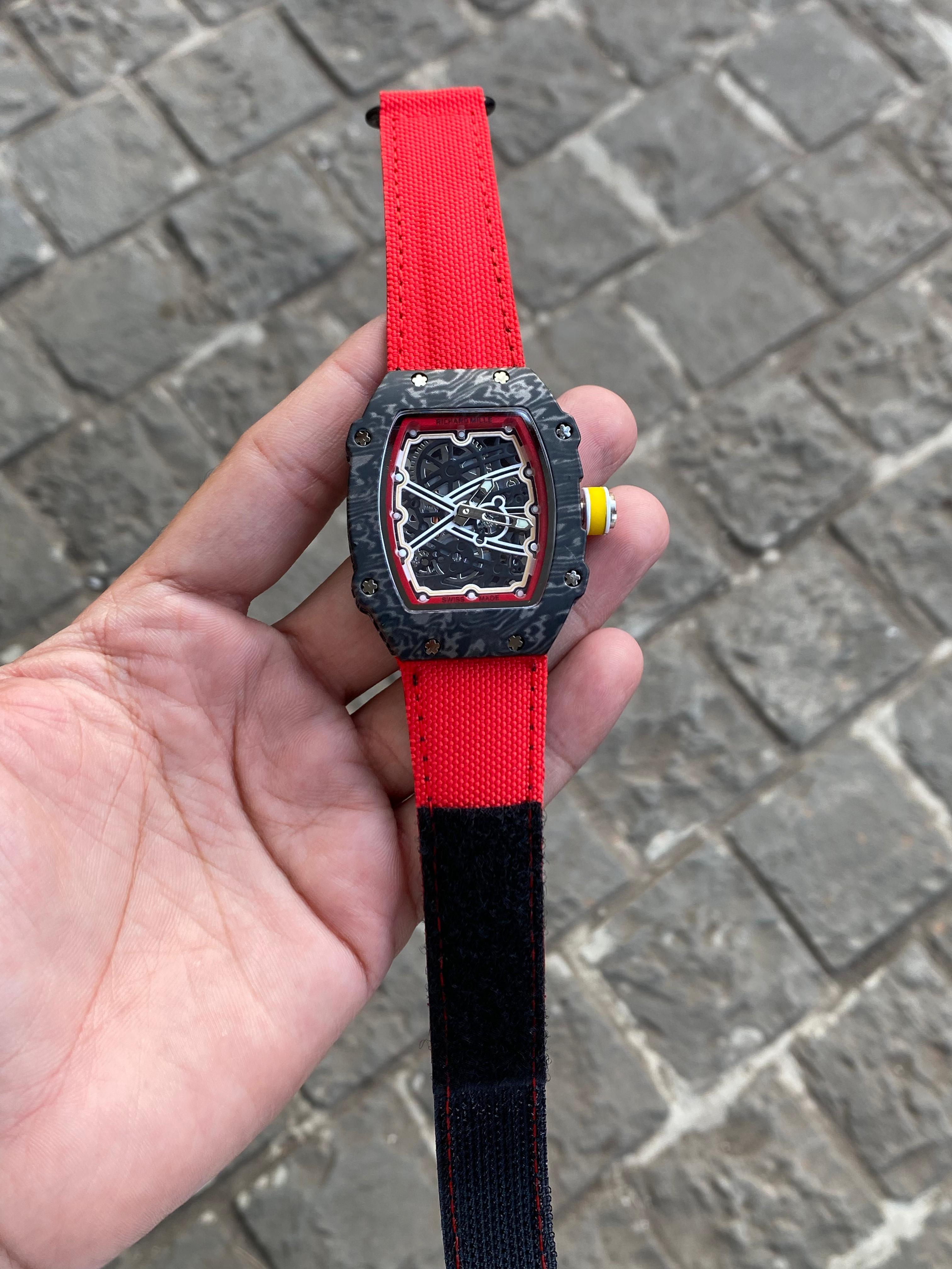 Richard Mille Skeleton Sport Fabric Watch