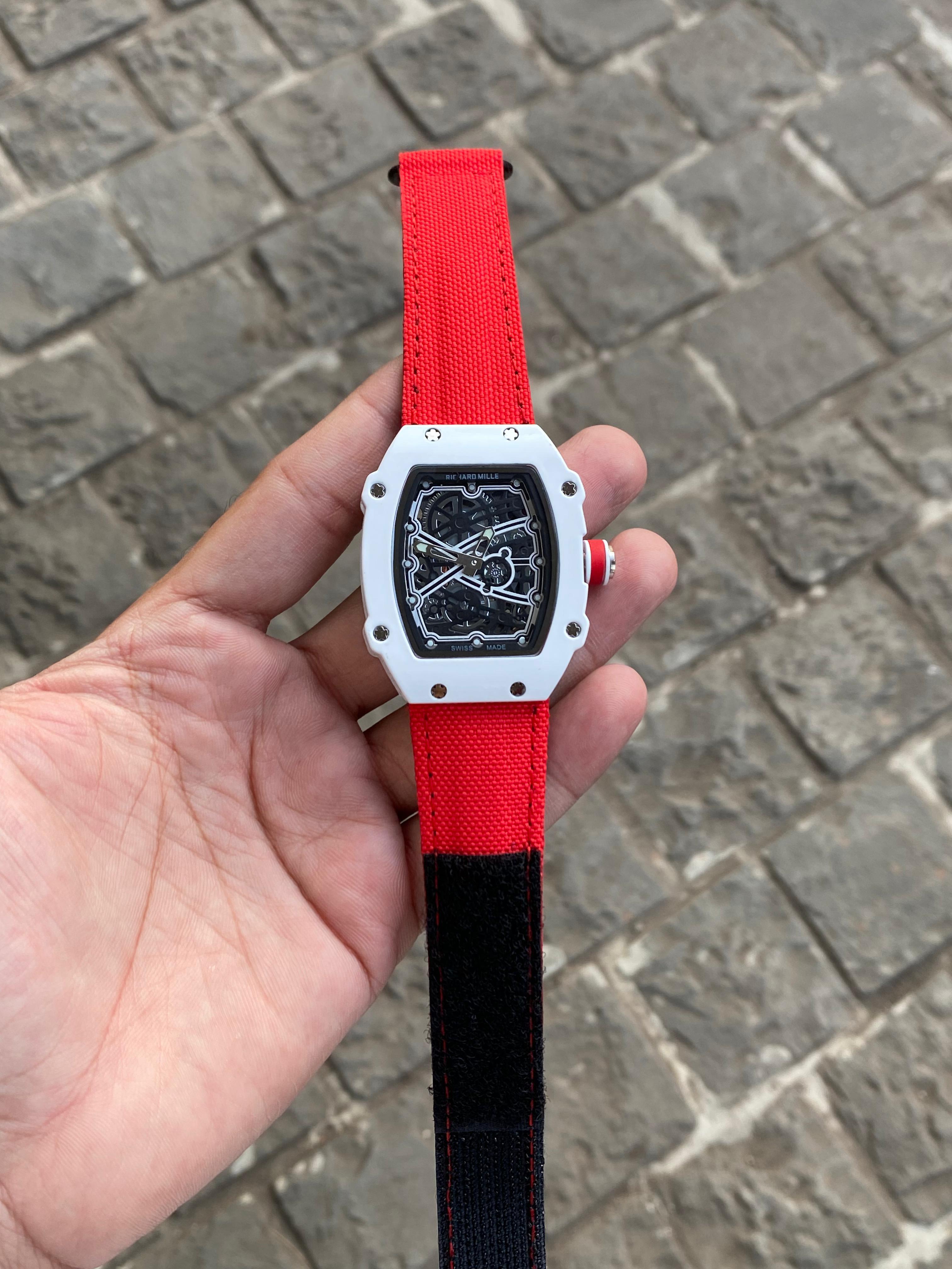 Richard Mille Skeleton Sport Fabric Watch