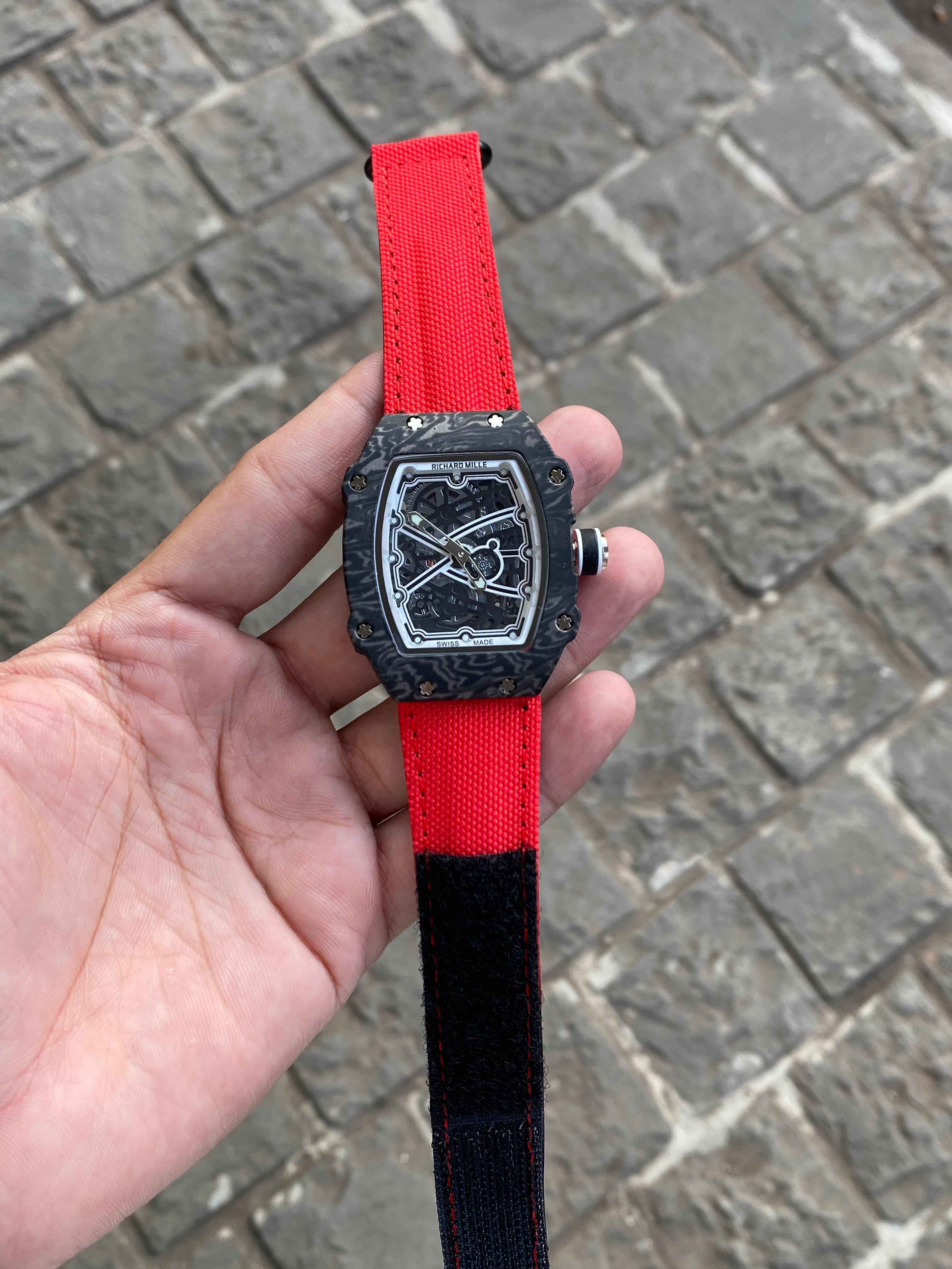 Richard Mille Skeleton Sport Fabric Watch