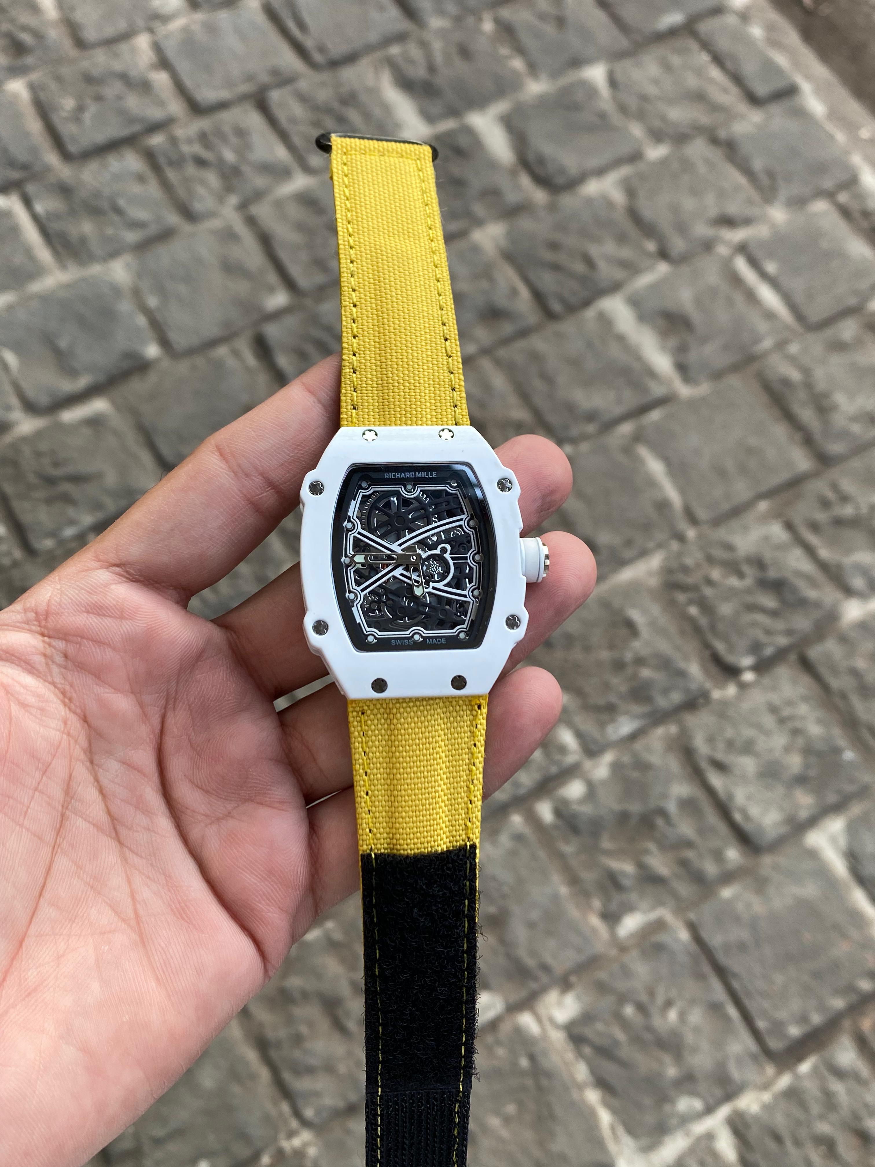 Richard Mille Skeleton Sport Fabric Watch