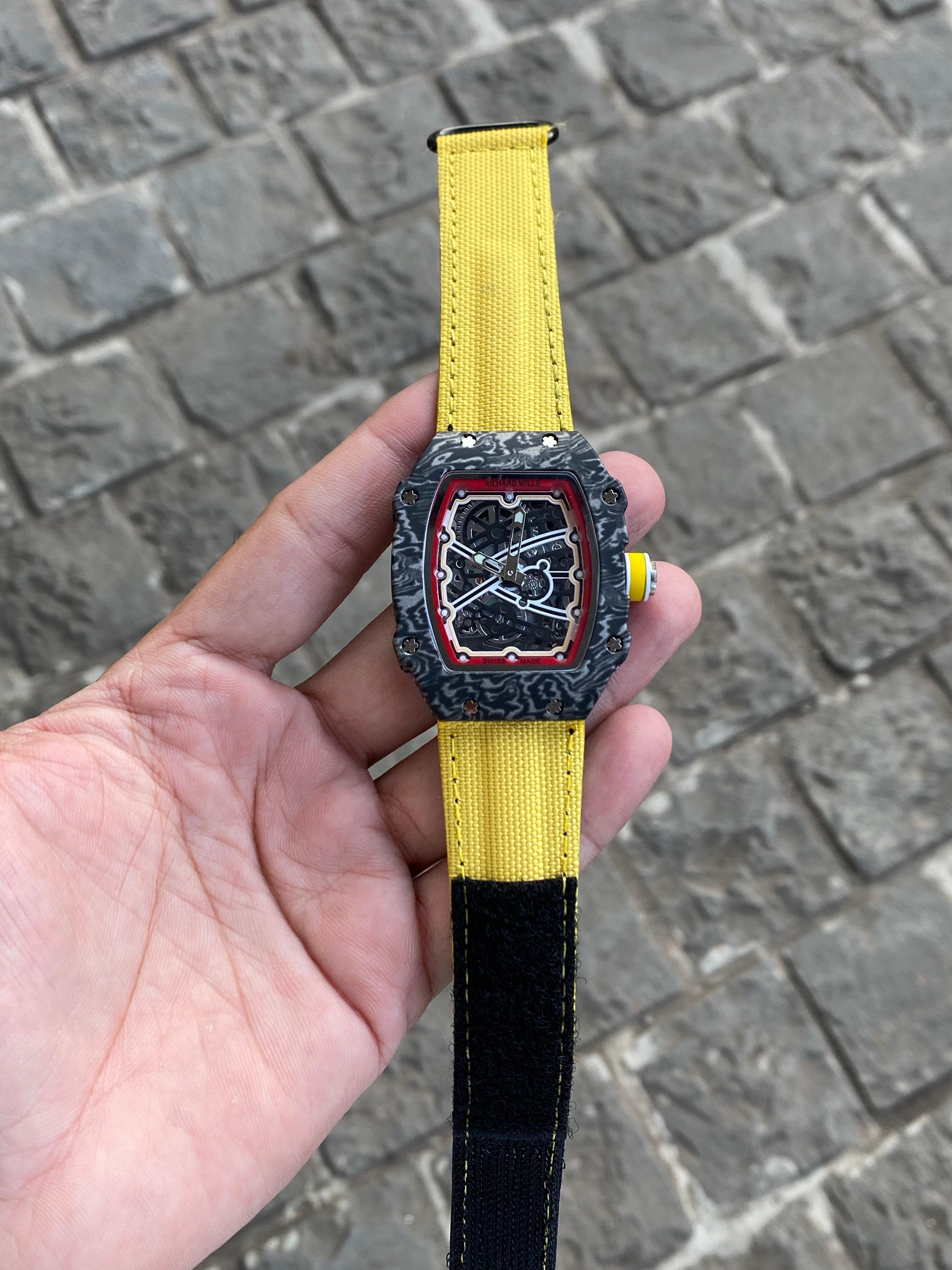 Richard Mille Skeleton Sport Fabric Watch