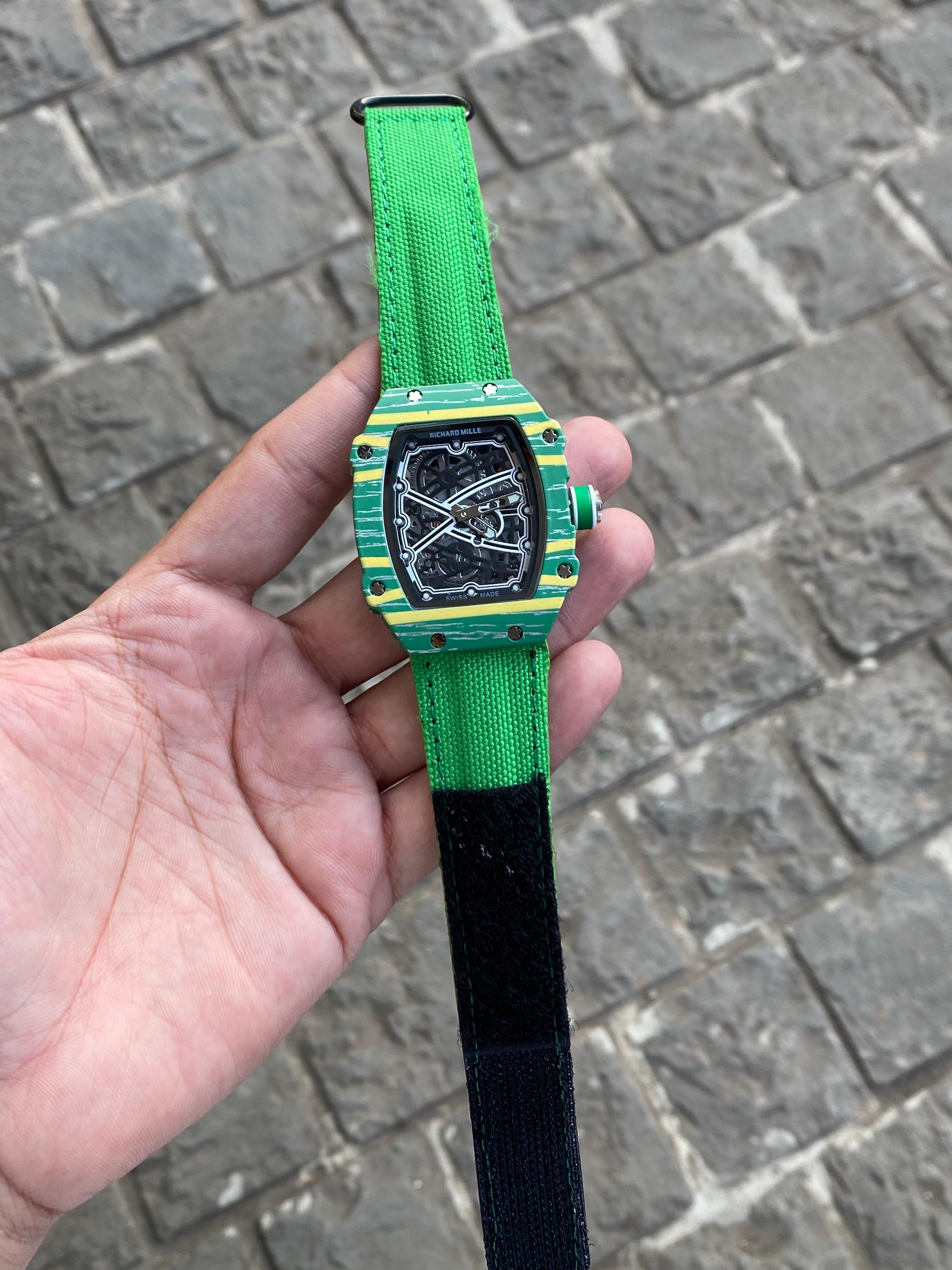 Richard Mille Skeleton Sport Fabric Watch