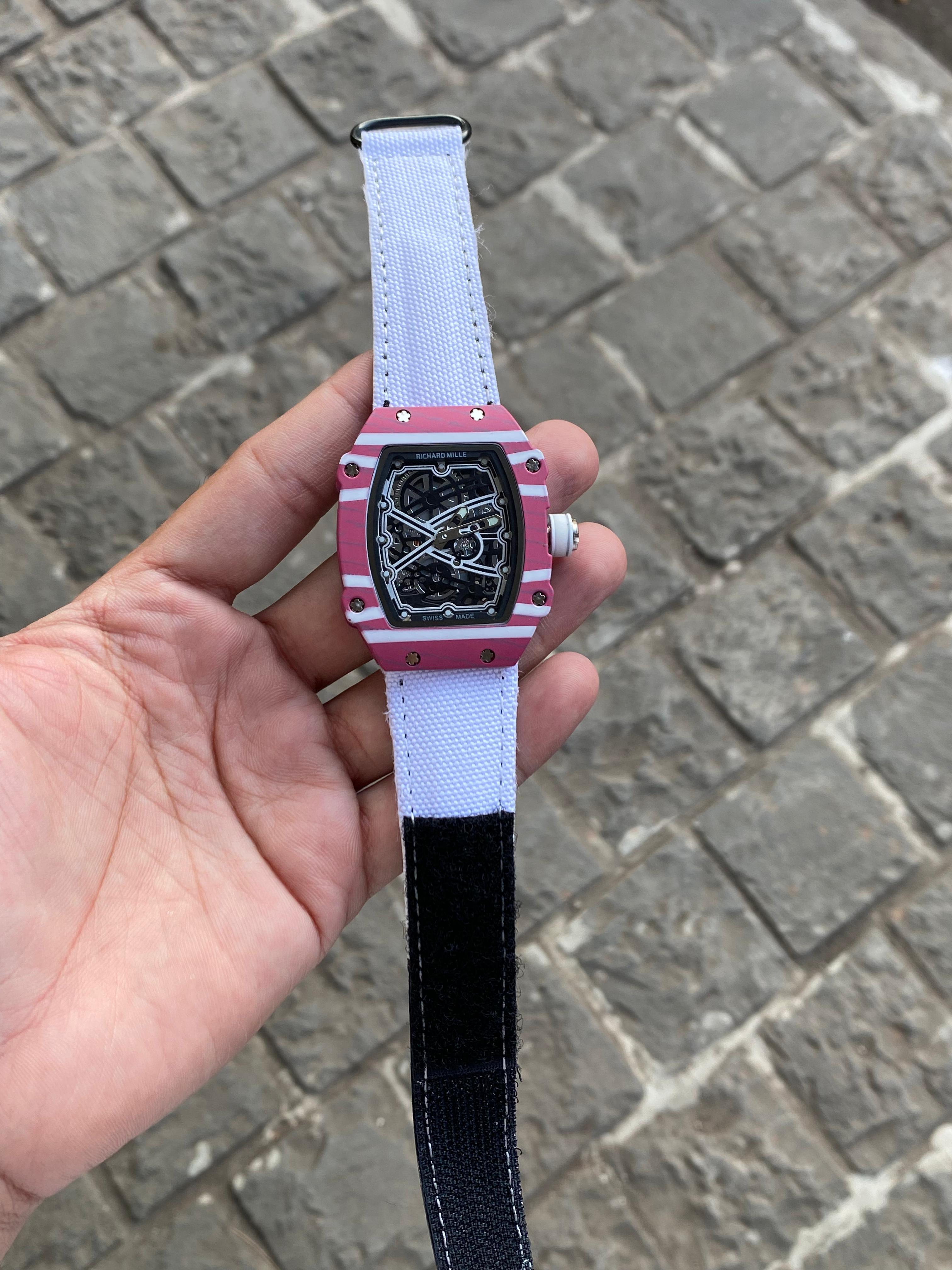 Richard Mille Skeleton Sport Fabric Watch