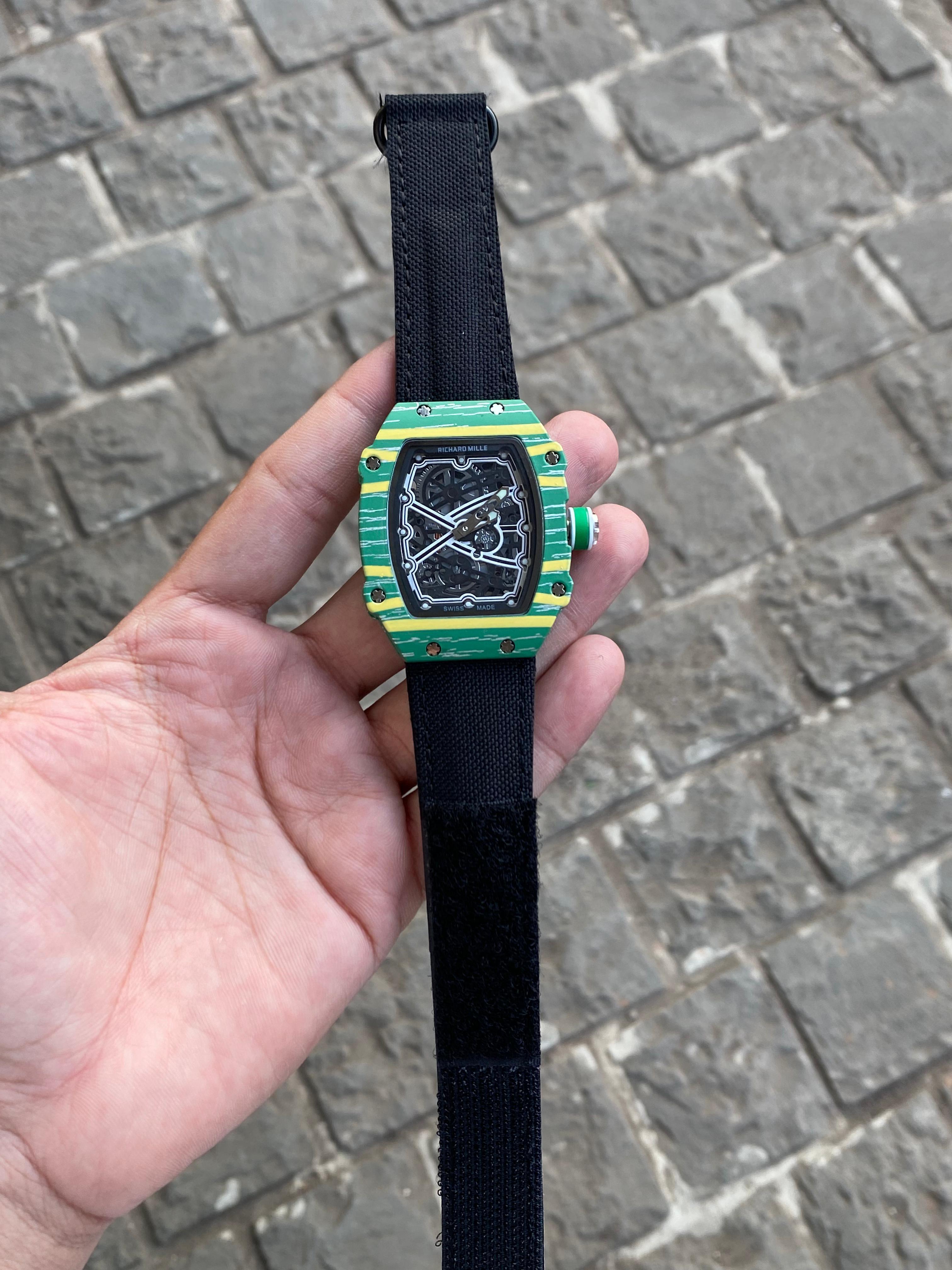 Richard Mille Skeleton Sport Fabric Watch