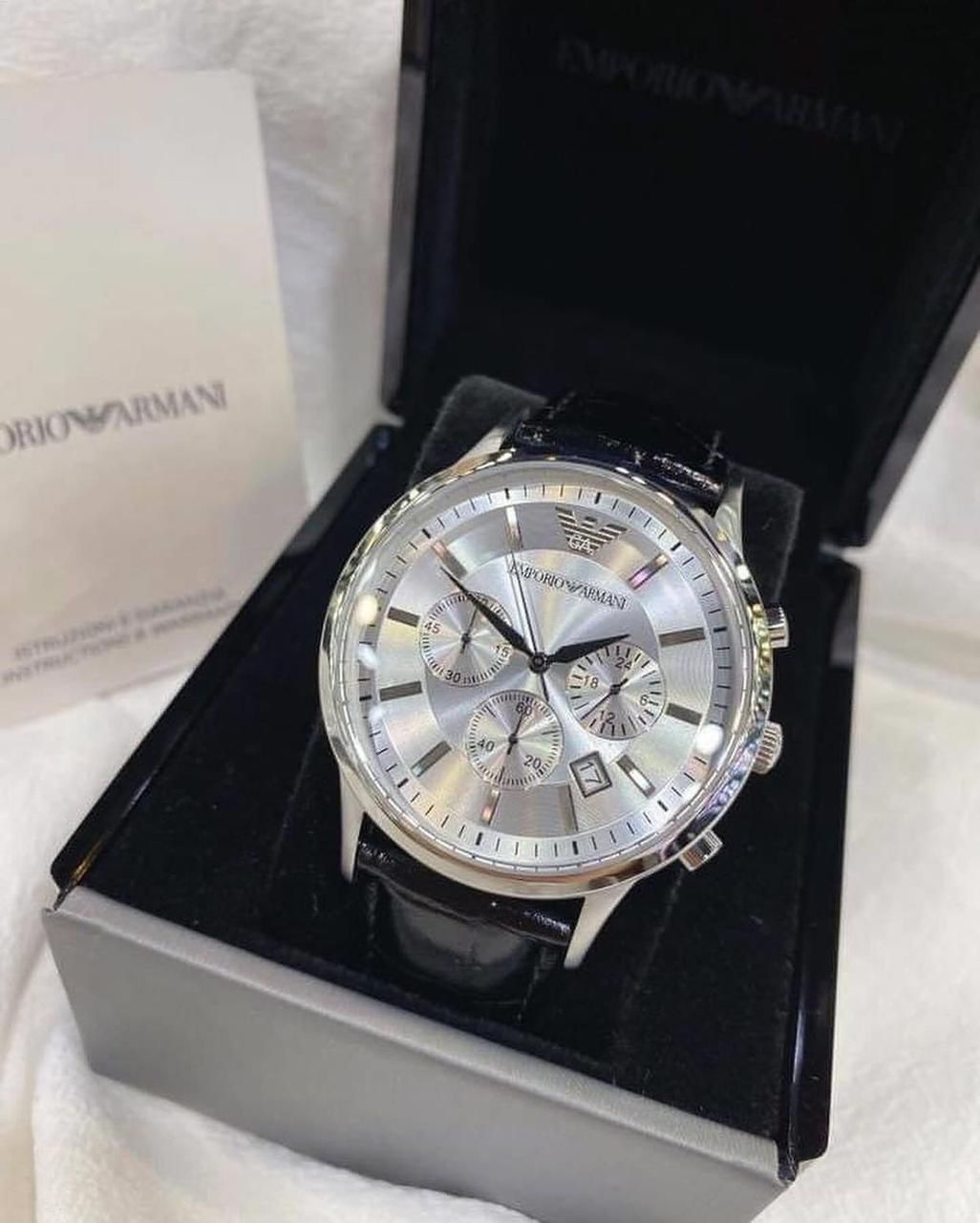Emporio Armani Renato AR2433 – Classic Silver Edition