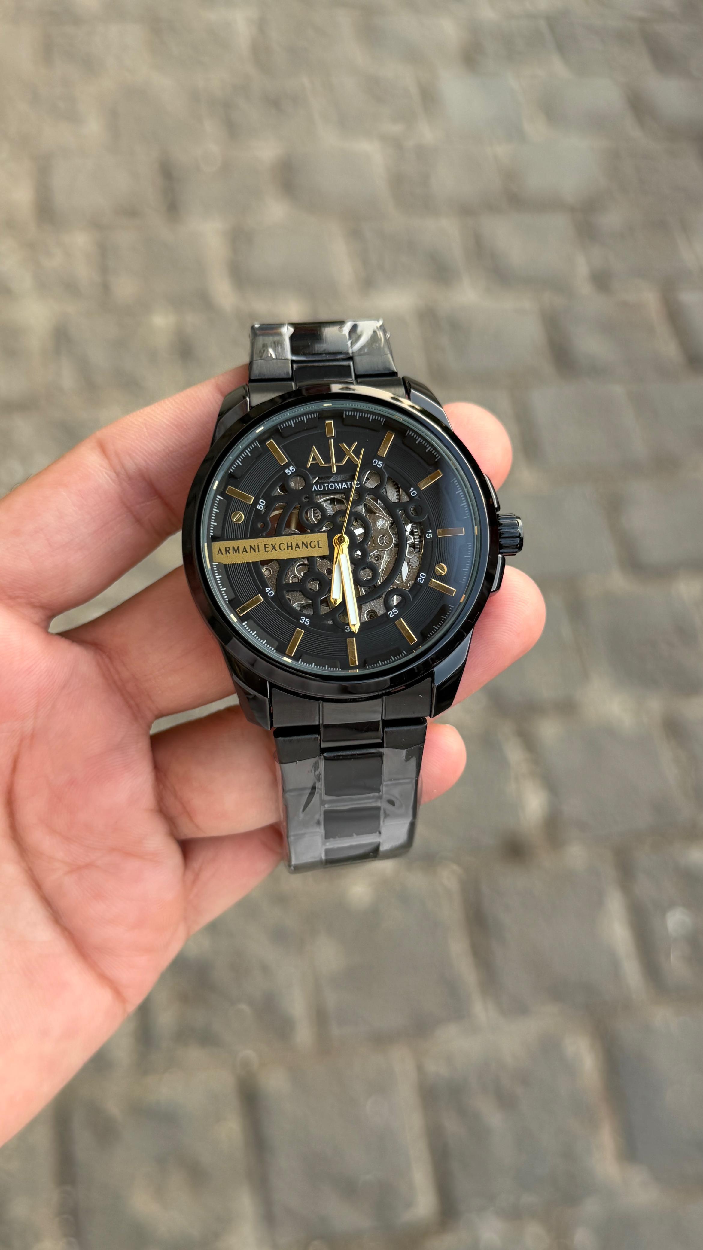 Armani Exchange Hampton Automatic – Skeleton Edition